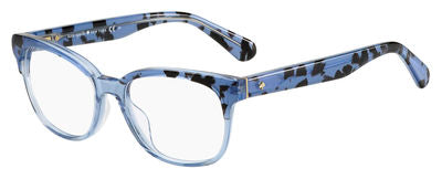 KS Carolanne Rectangular Eyeglasses 0JBW-Blue Havana