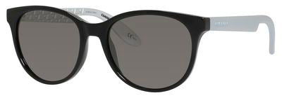  Carrerino 12 Oval Modified Sunglasses 0MBP-Black Silver (Back Order 2 weeks)