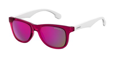  Carrerino 20 Rectangular Sunglasses 0JQO-White Pink Gold (Back Order 2 weeks)
