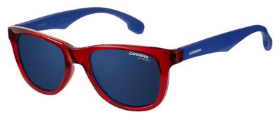  Carrerino 20 Rectangular Sunglasses 0WIR-Matte Blue Red