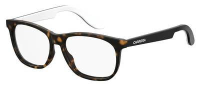  Carrerino 51 Rectangular Eyeglasses 0086-Dark Havana