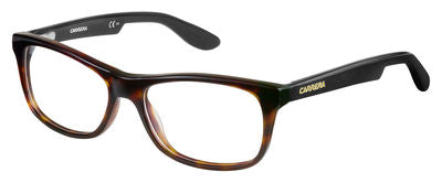  Carrerino 57 Square Eyeglasses 0KVX-Dark Havana Black (Back Order 2 weeks)