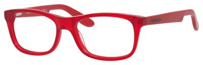  Carrerino 57 Square Eyeglasses 0TSI-Red (Back Order 2 weeks)