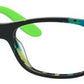  Carrerino 57 Square Eyeglasses 0W9T-Havana Green