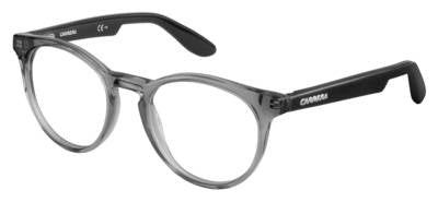  Carrerino 58 Tea Cup Eyeglasses 0DTH-Transparent Gray Black (Back Order 2 weeks)