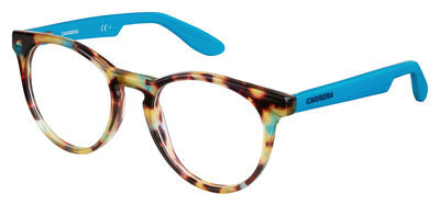  Carrerino 58 Tea Cup Eyeglasses 0W9G-Havana Turquoise (Back Order 2 weeks)