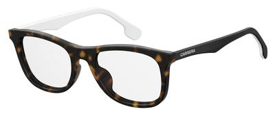  Carrerino 63 Rectangular Eyeglasses 0TCB-White Bksptt