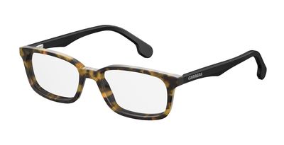  Carrerino 68 Rectangular Eyeglasses 0581-Havana Black