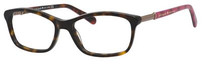 KS Catrina Rectangular Eyeglasses 006H-Havana Brown W