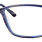  Chesterfield 64XL Rectangular Eyeglasses 0JBW-Blue Havana