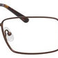  Chesterfield 879T Rectangular Eyeglasses 0E62-Brushed Brown Brown