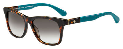 KS Charmine/S Rectangular Sunglasses 0FZL-Havana Turquoise