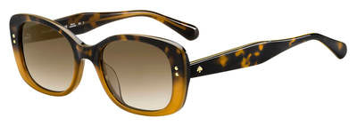 KS Citiani/G/S Rectangular Sunglasses 0086-Dark Havana