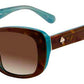 KS Claretta/P/S Rectangular Sunglasses 0GHG-Havana Aqua