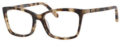 KS Cortina Rectangular Eyeglasses 0WR9-Brown Havana
