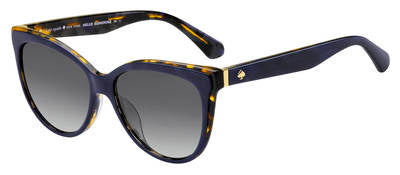 KS Daesha/S Cat Eye/Butterfly Sunglasses 0JBW-Blue Havana
