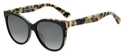 KS Daesha/S Cat Eye/Butterfly Sunglasses 0WR7-Black Havana