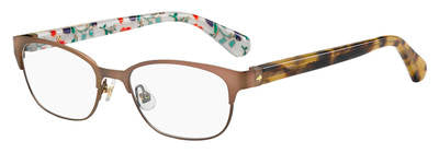 KS Diandra Rectangular Eyeglasses 0305-Brown Hontwe