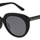 JMC Etty/F/S Oval Modified Sunglasses 0807-Black
