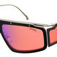  Carrera Facer Rectangular Sunglasses 0WR7-Black Havana