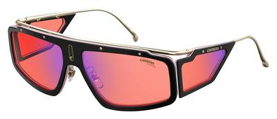  Carrera Facer Rectangular Sunglasses 0WR7-Black Havana