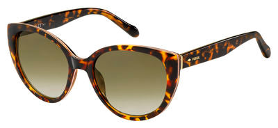  Fos 3063/S Cat Eye/Butterfly Sunglasses 0MOO-Havana