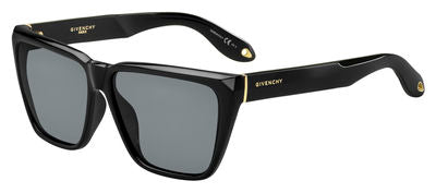 GIVENCHY Gv 7002/S Rectangular Sunglasses 0D28-Shiny Black (Back Order 2 weeks)