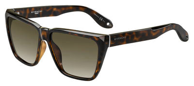 GIVENCHY Gv 7002/S Rectangular Sunglasses 0LSD-Dark Havana