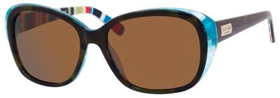KS Hilde/P/S US Pillow Sunglasses X71P-Olive Tortoise Turquoise R