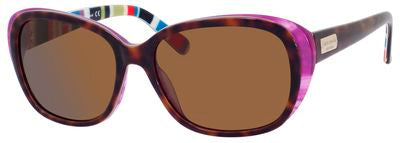 KS Hilde/P/S US Pillow Sunglasses X72P-Tortoise Purple Striped