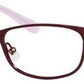KS Jayla Rectangular Eyeglasses 0W74-Mulberry