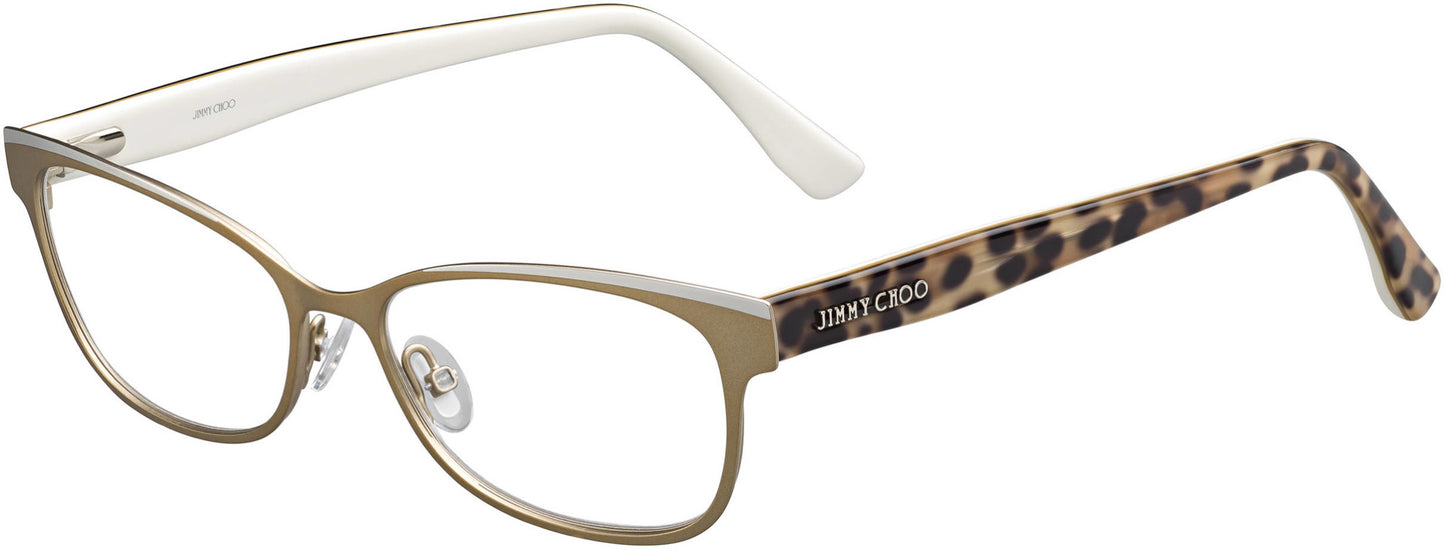 Jimmy Choo JC 147 Cat Eye/Butterfly Eyeglasses 0PXB-0PXB  Light Brown Palladium (00 Demo Lens)