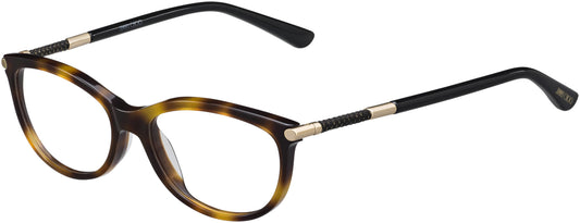 Jimmy Choo JC 154 Cat Eye/Butterfly Eyeglasses 06VL-06VL  Havana (00 Demo Lens)