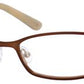  Ju 124 Rectangular Eyeglasses 0DA3-Satin Brown