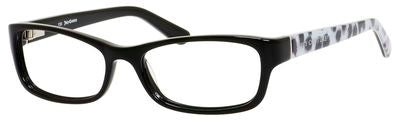  Ju 131 Rectangular Shallow Eyeglasses 0807-Black Leopard