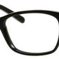  Ju 136 Rectangular Eyeglasses 0807-Black Floral