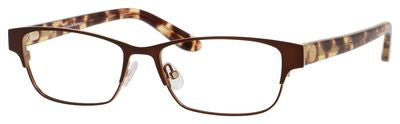  Ju 151 Rectangular Eyeglasses 05BZ-Satin Brown