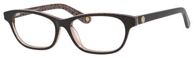 Ju 157 Rectangular Eyeglasses 0ERT-Brown Animal