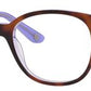  Ju 160 Round Eyeglasses 0JRV-Tortoise Violet Crystal