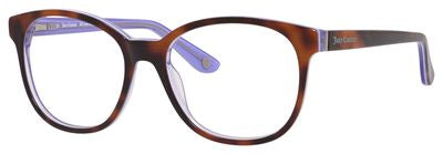  Ju 160 Round Eyeglasses 0JRV-Tortoise Violet Crystal
