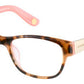  Ju 162 Rectangular Eyeglasses 0RUL-Brown Pink Gold