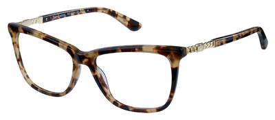  Ju 166 Rectangular Eyeglasses 0086-Dark Havana