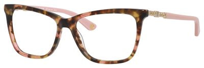  Ju 166 Rectangular Eyeglasses 00A0-Havana Blush