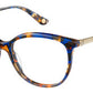  Ju 167 Cat Eye/Butterfly Eyeglasses 0IPR-Havana Blue