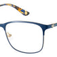  Ju 168 Square Eyeglasses 0KY2-Blue Gold
