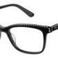  Ju 179 Rectangular Eyeglasses 0807-Black (Back Order 2 weeks)