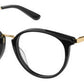  Ju 183 Oval Modified Eyeglasses 0807-Black