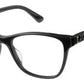  Ju 185 Rectangular Eyeglasses 0807-Black