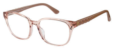  Ju 186 Rectangular Eyeglasses 03DV-Crystal Pink (Back Order 2 weeks)