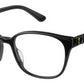  Ju 186 Rectangular Eyeglasses 0807-Black
